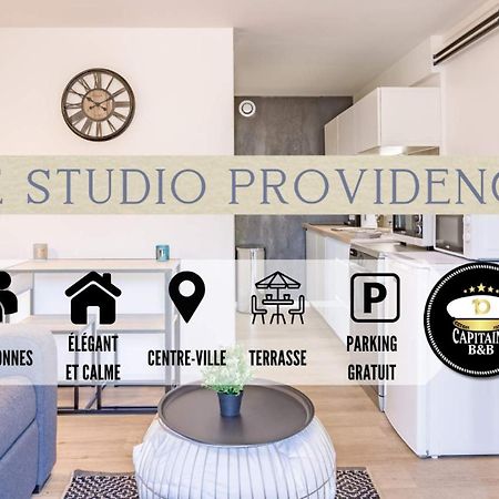 Le Studio Providence - Parking Prive - Terrasse Troyes Buitenkant foto