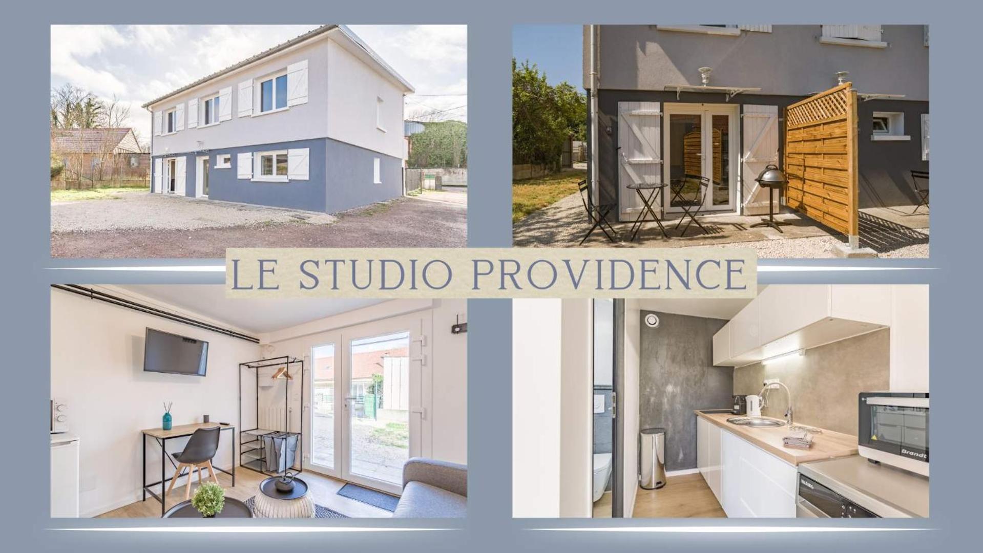 Le Studio Providence - Parking Prive - Terrasse Troyes Buitenkant foto